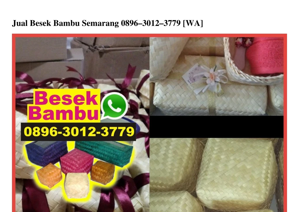 jual besek bambu semarang 0896 3012 3779 wa