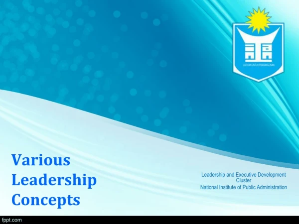 Various Leadership Concepts
