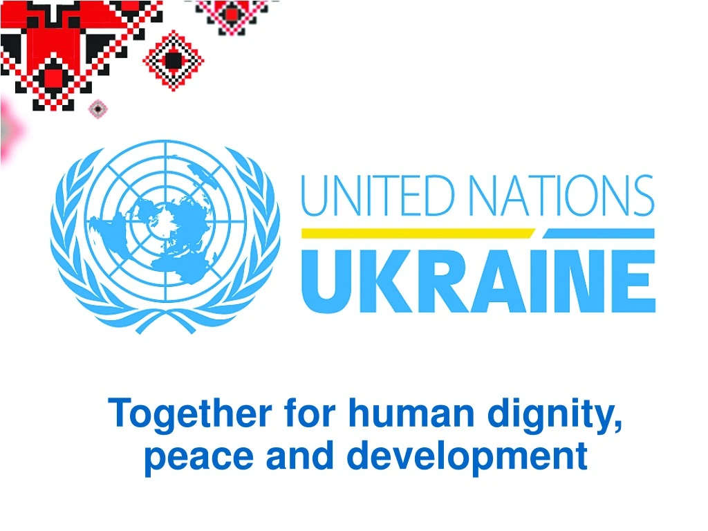 together for human dignity peace and development