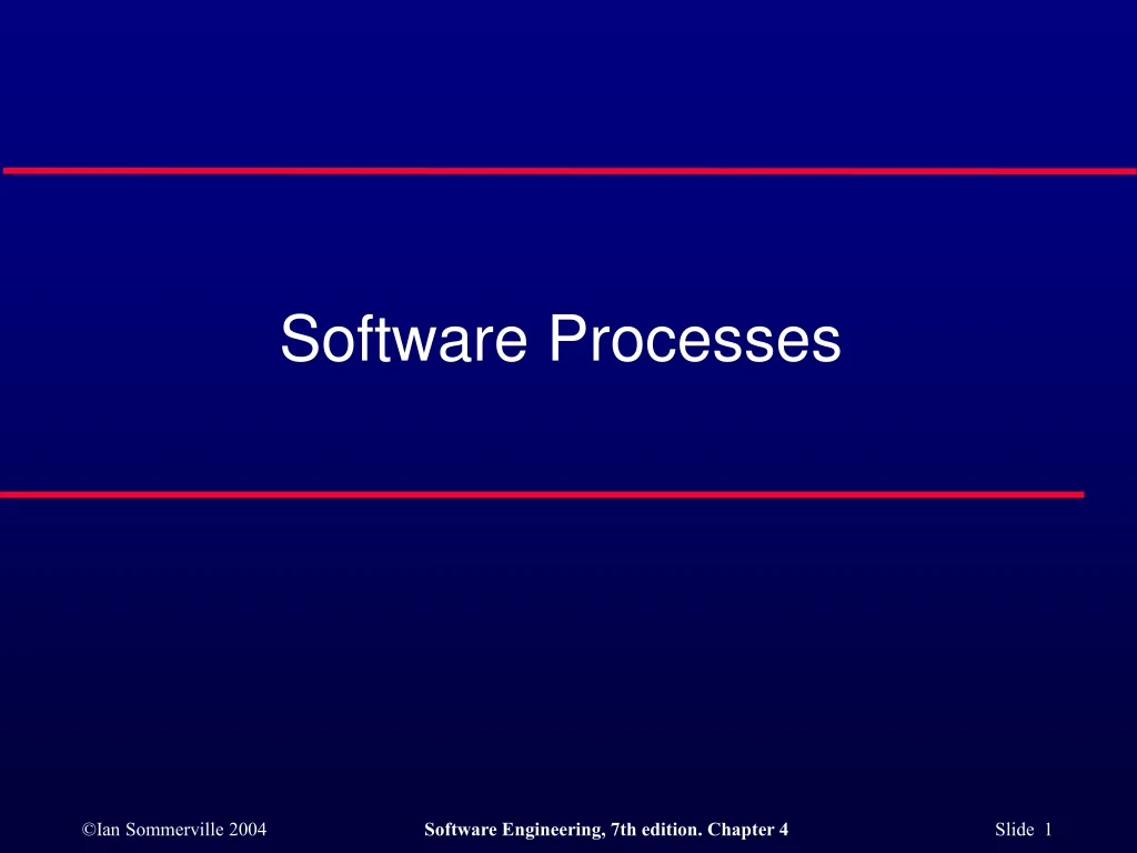 software processes