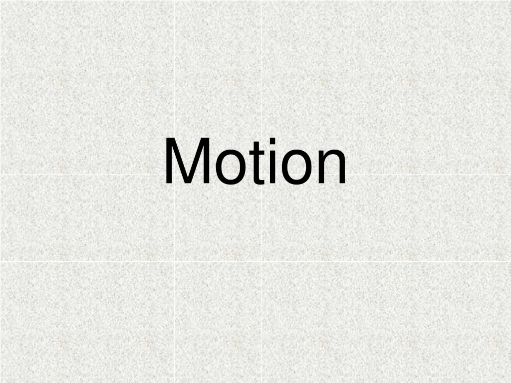 motion