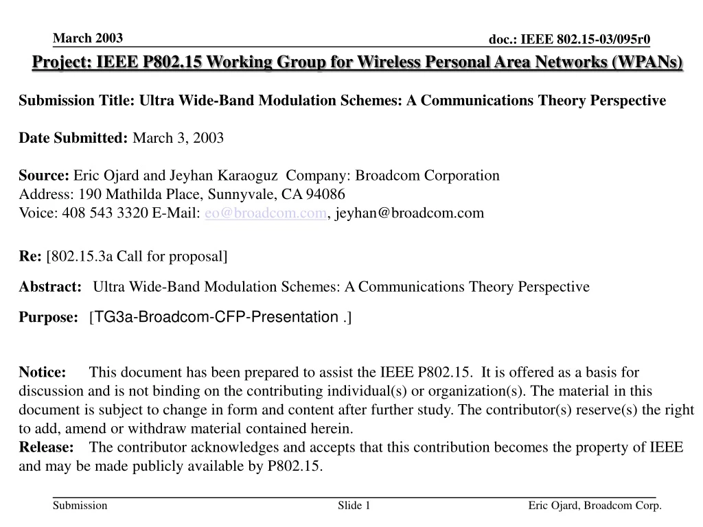 project ieee p802 15 working group for wireless