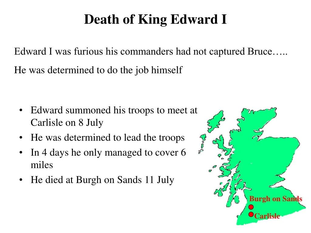 death of king edward i