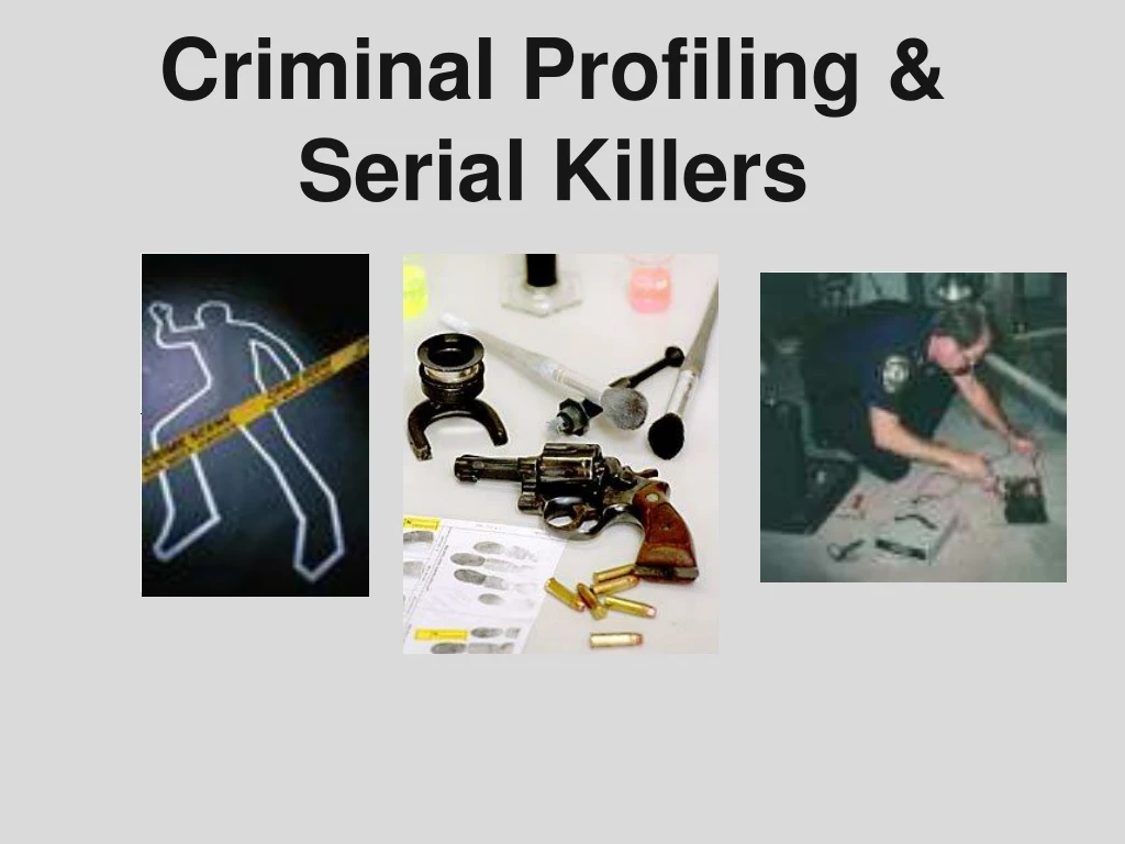 criminal profiling serial killers