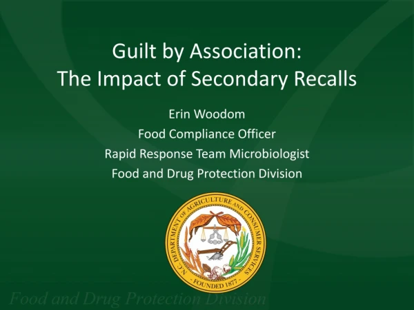 Guilt by Association: The Impact of Secondary Recalls