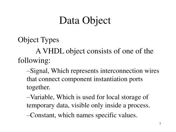 Data Object