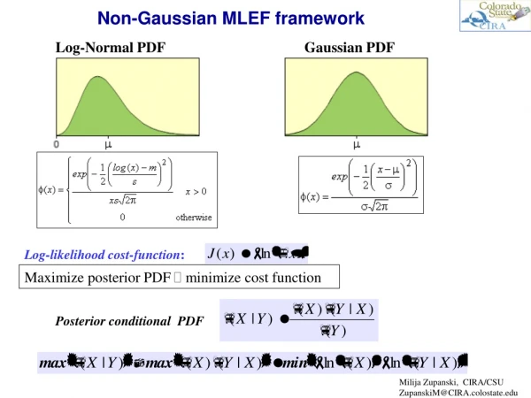 Non-Gaussian MLEF framework