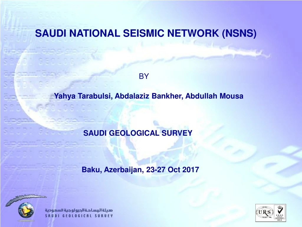 saudi national seismic network nsns