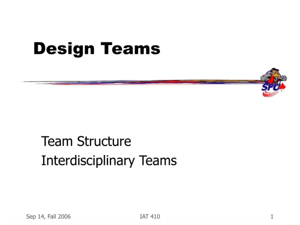 Design Teams