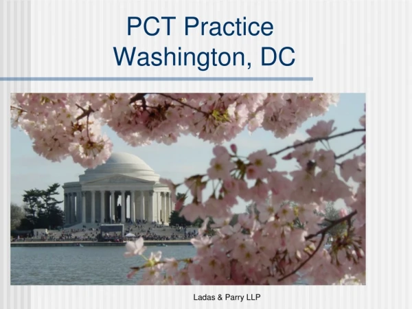 PCT Practice 	    Washington, DC