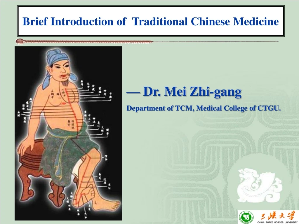 brief introduction of traditional chinese medicine
