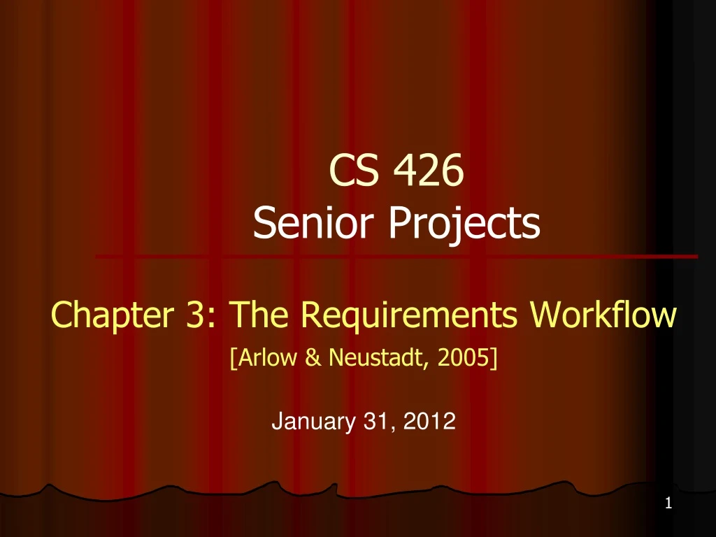 cs 426 senior projects