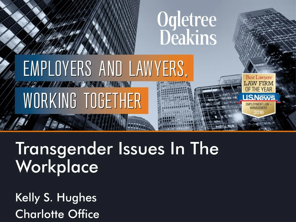 transgender issues in the workplace