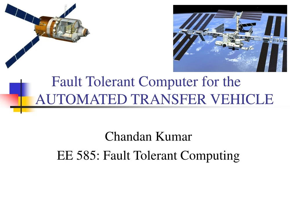 fault tolerant computer for the automated transfer vehicle