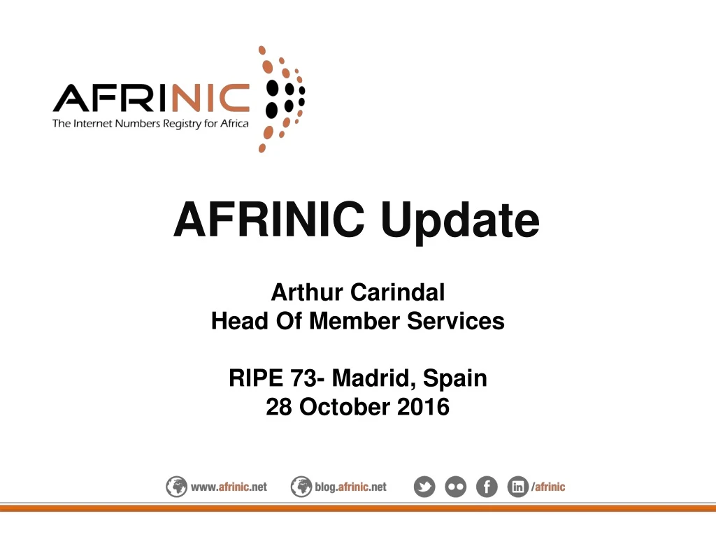 afrinic update