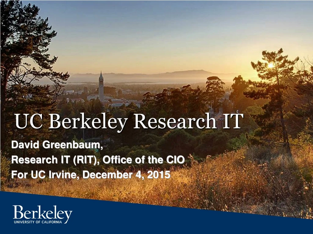 uc berkeley research it