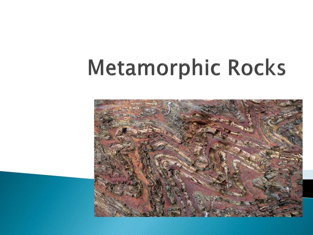 metamorphic rocks