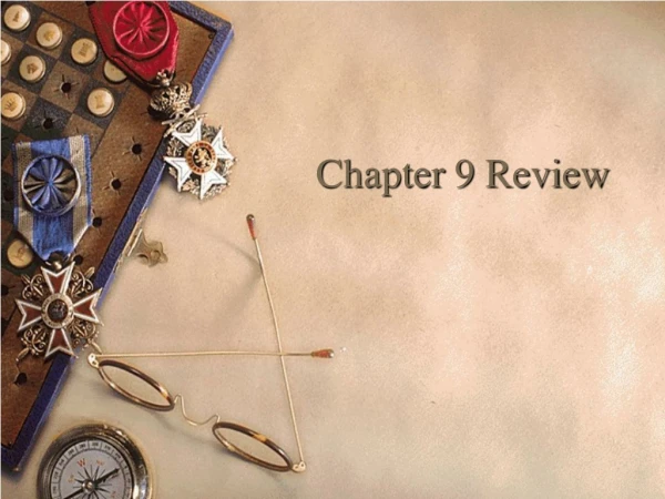 Chapter 9 Review