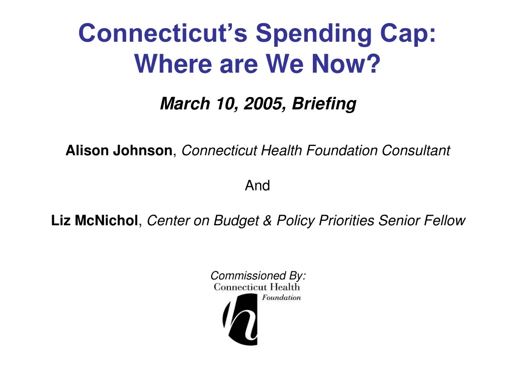 connecticut s spending cap where are we now
