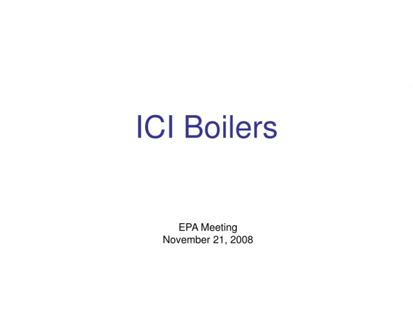 ICI Boilers