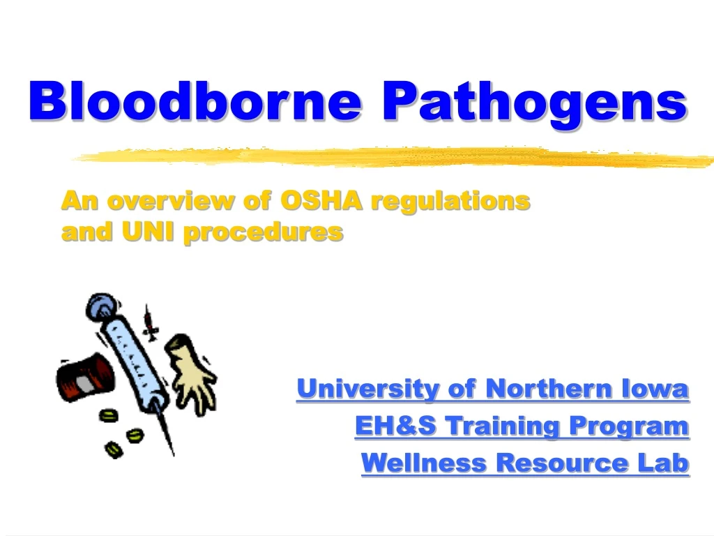 PPT - Bloodborne Pathogens PowerPoint Presentation, Free Download - ID ...