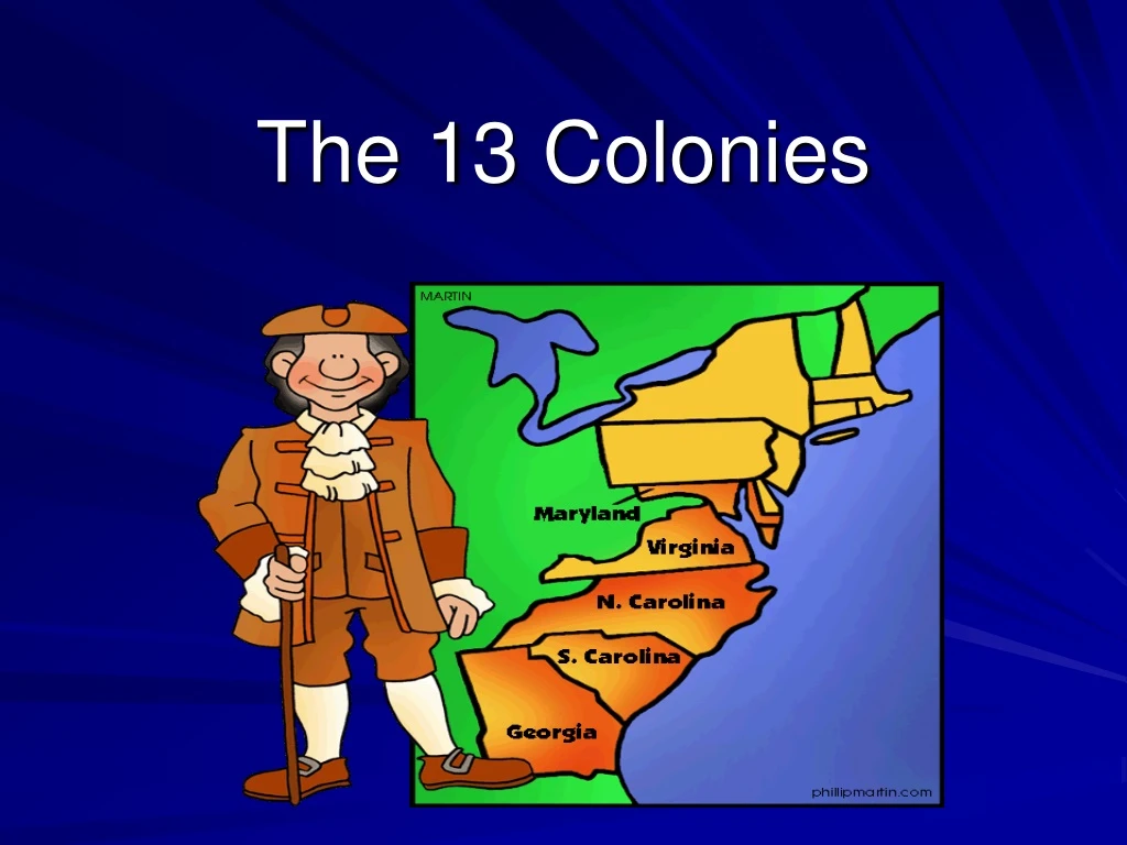 the 13 colonies