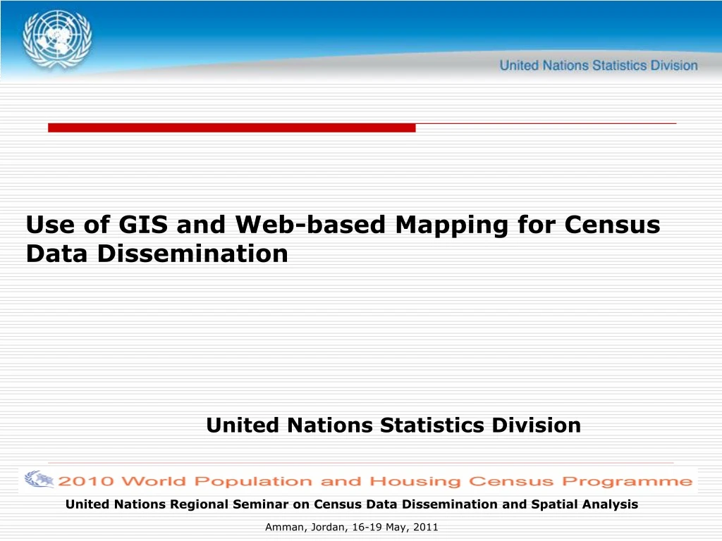 use of gis and web based mapping for census data dissemination