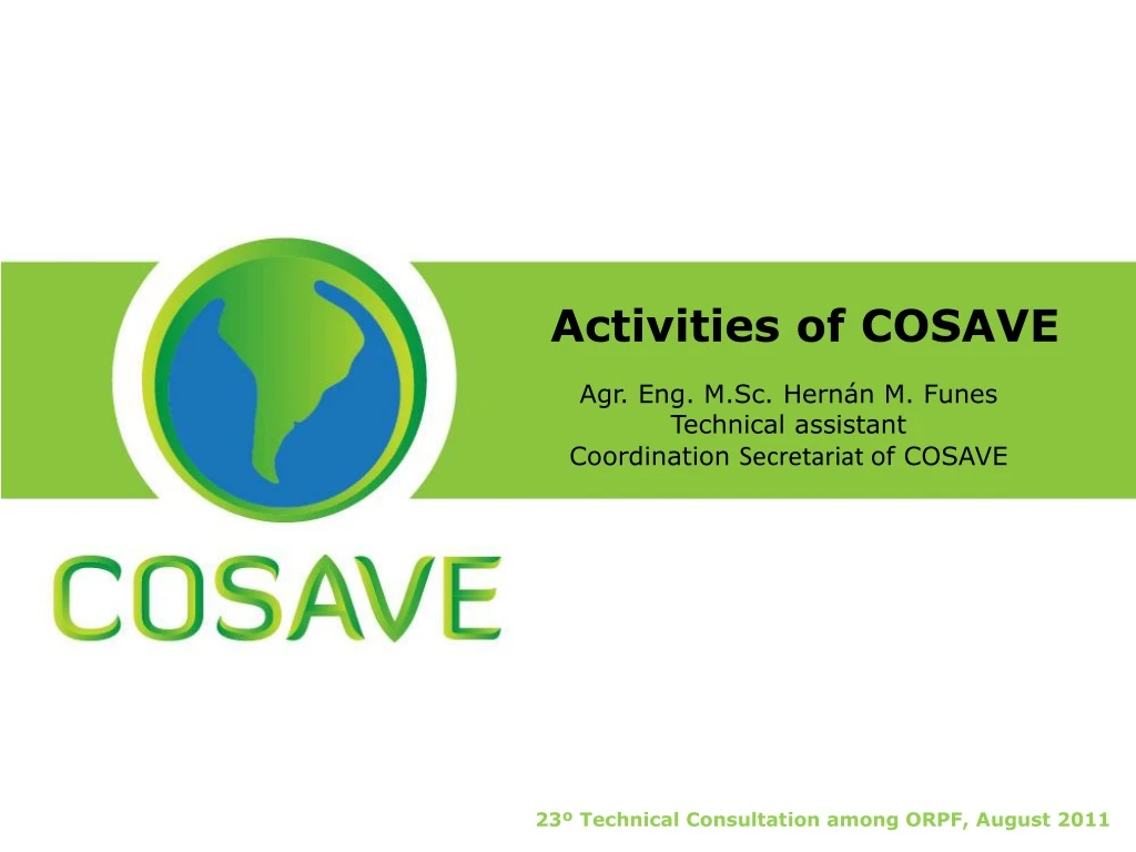 activities of cosave