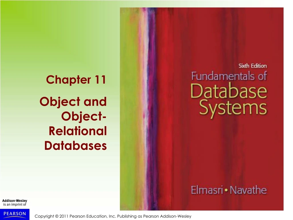 chapter 11 object and object relational databases