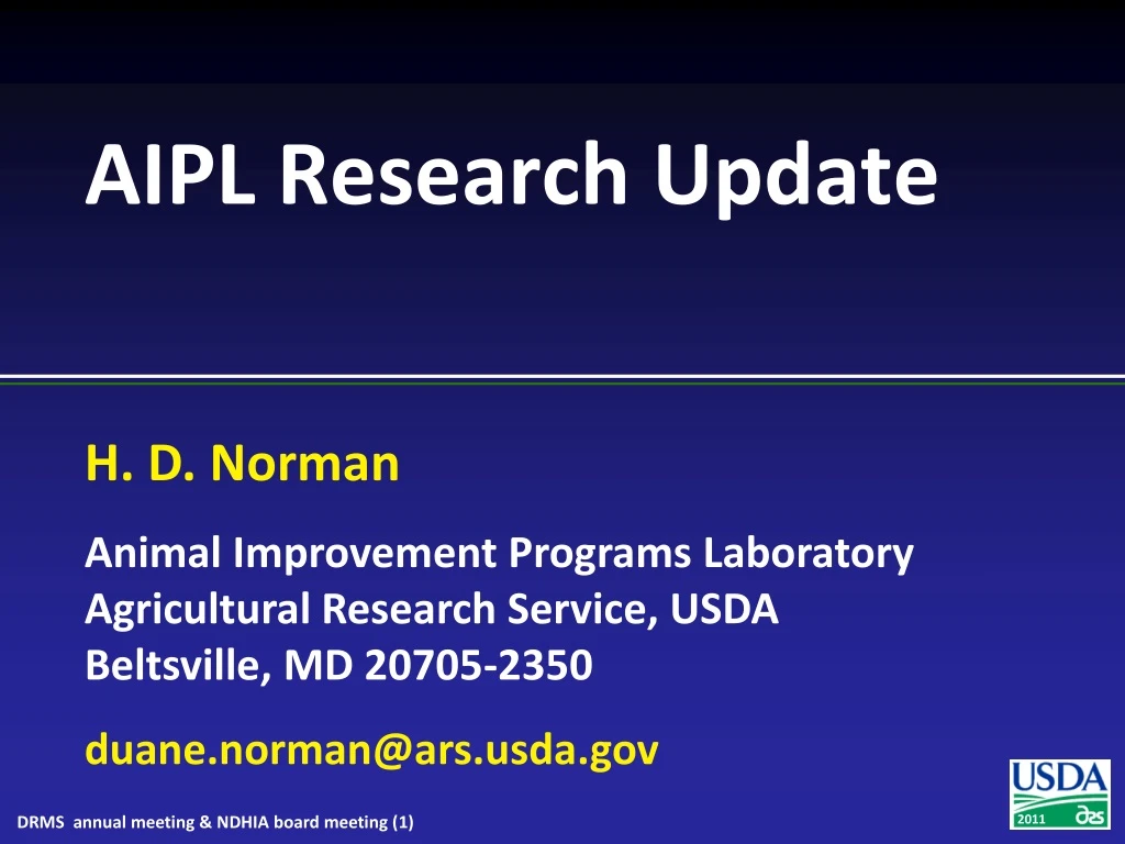 aipl research update