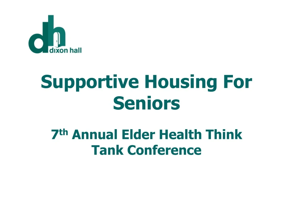 supportive housing for seniors