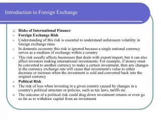 Introduction to Foreign Exchange - slide 1