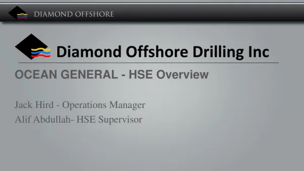 Diamond Offshore Drilling Inc