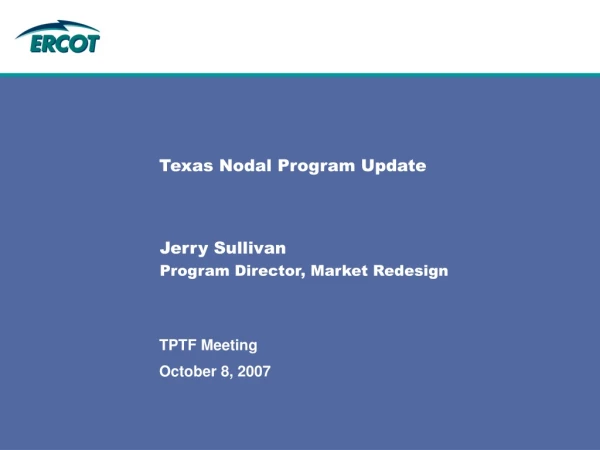 Texas Nodal Program Update