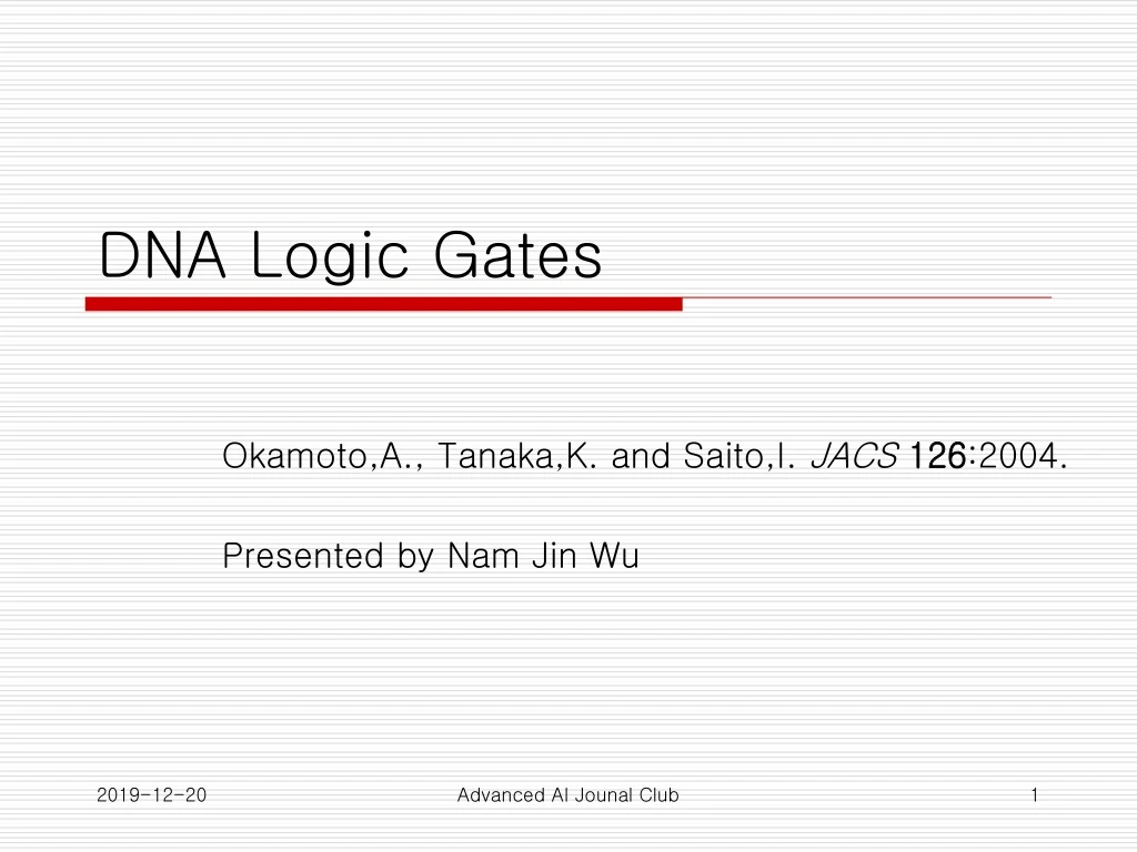 dna logic gates