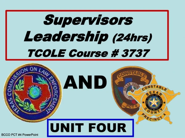 BCCO PCT #4 PowerPoint