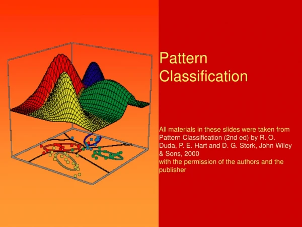 Chapter 2 :  Bayesian Decision Theory (Sections 1-6)