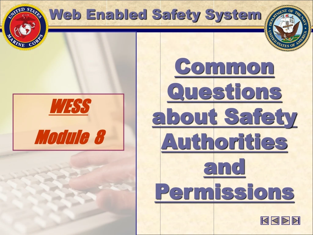 web enabled safety system