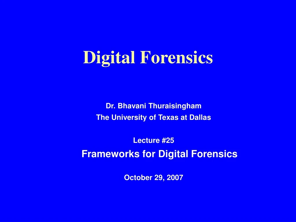 digital forensics