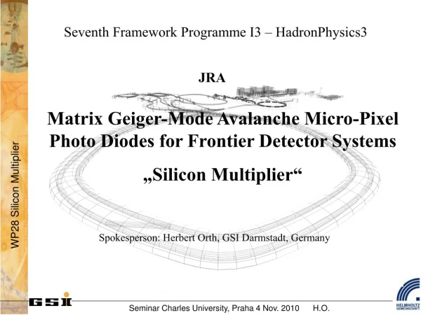 Seventh Framework Programme I3 – HadronPhysics3