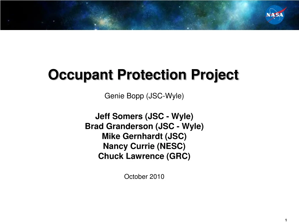 occupant protection project