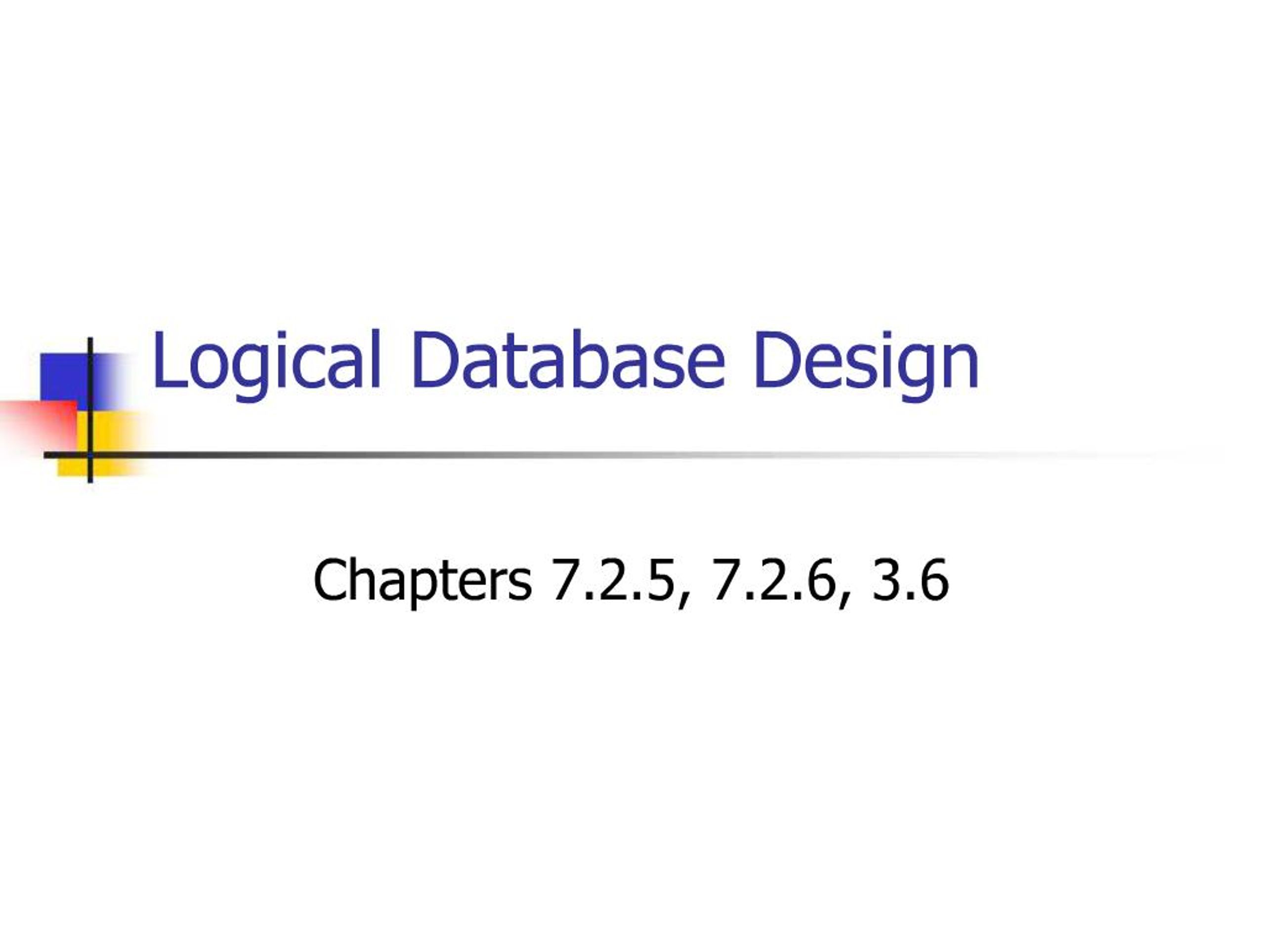PPT - Essential Guide to Logical Database Design Principles and Best ...