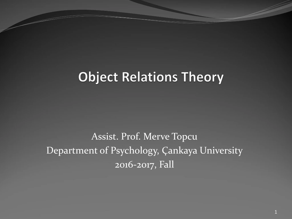 object relations theory