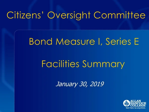 Citizens’ Oversight Committee