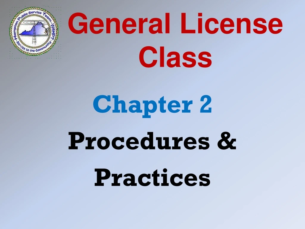 general license class