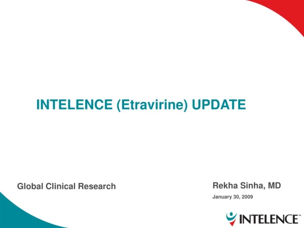 INTELENCE (Etravirine) UPDATE