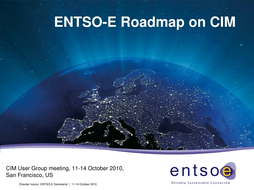 entso e roadmap on cim