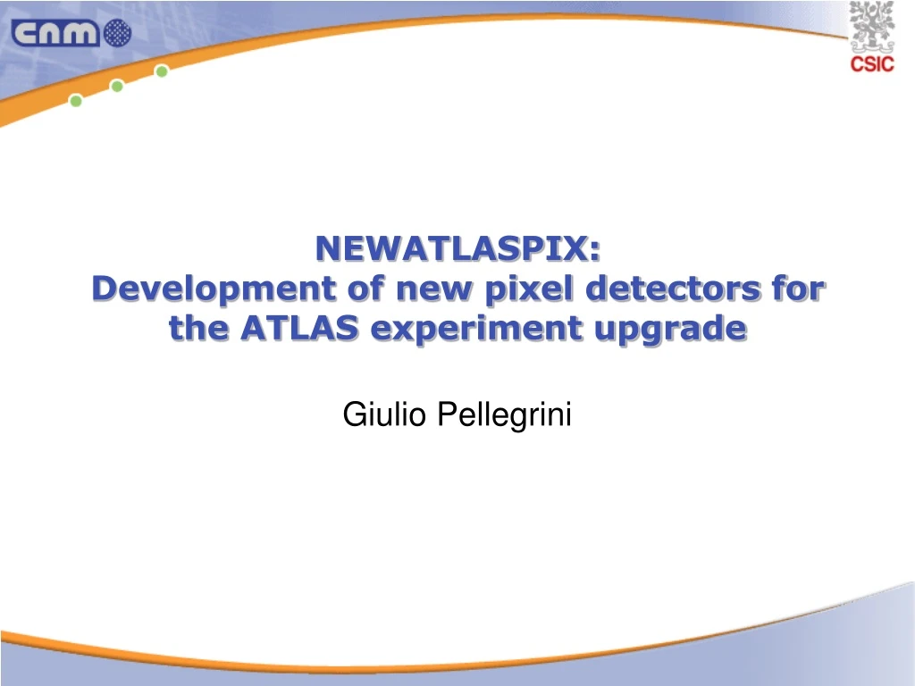 newatlaspix development of new pixel detectors for the atlas experiment upgrade