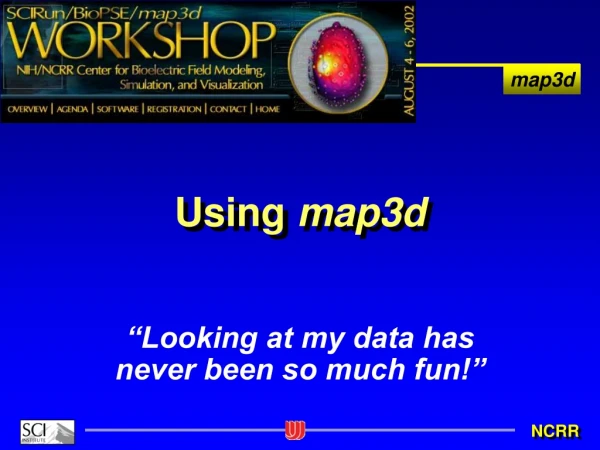 Using  map3d