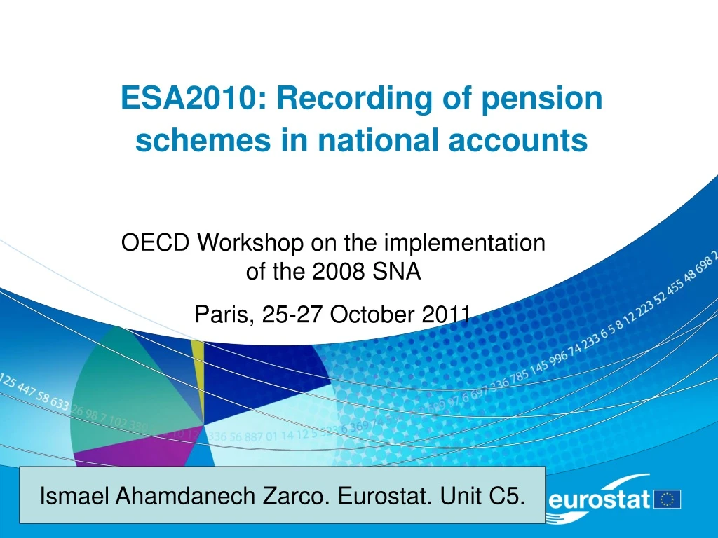 esa2010 recording of pension schemes in national accounts
